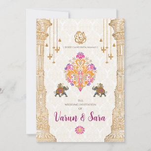 Hindu wedding invitation & Indian invitations