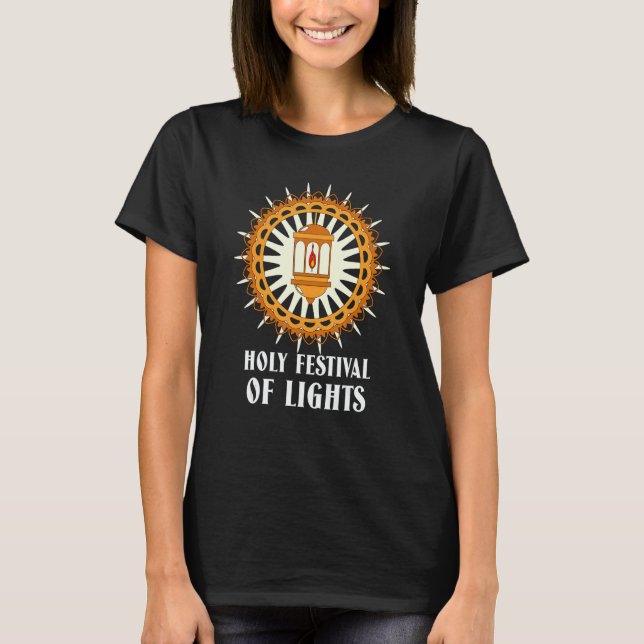 Hinduism Hindu Diwali Holy Festiwal Of Lights T-Shirt (Front)