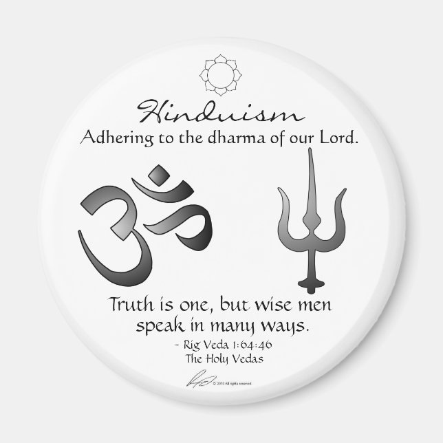 Hinduism - Passage Magnet (Front)