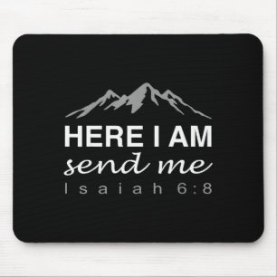 Hineni Here I Am Send Me Christians Hebrew Words _ Mouse Mat