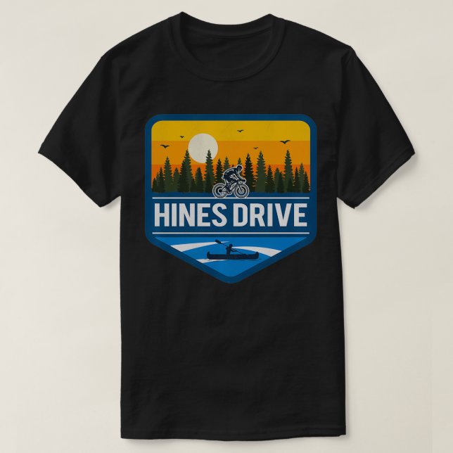 Hines Drive  T-Shirt (Design Front)