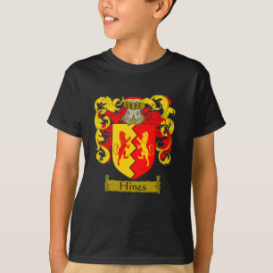 Hines Family Crest,Coat of Arms T-Shirt