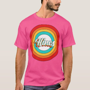 Hines Name Shirt Vintage Hines Circle