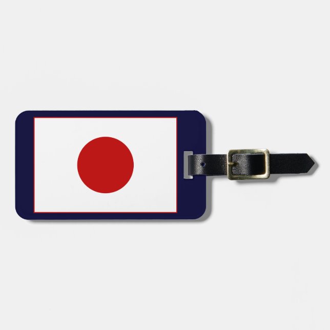 Hinomaru Luggage Tag (Front Horizontal)