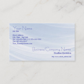 Hint Of Blue Business Card