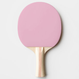 Hint of Cherry Pink Solid Colour Pastel Shade Ping Pong Paddle