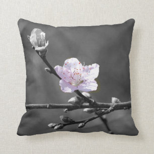 Hint of Pink Cherry Blossom Cushion