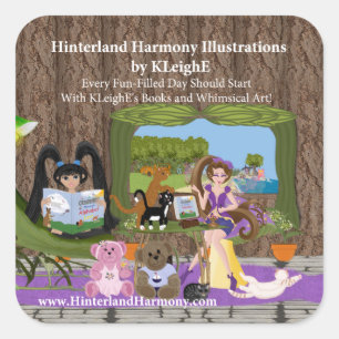 Hinterland Harmony Square Sticker