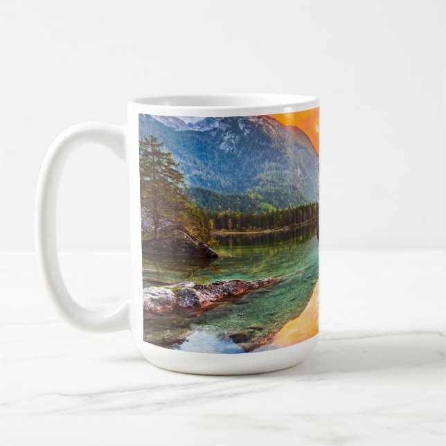 Hintersee Lake, Bavaria, Germany Coffee Mug (Left)