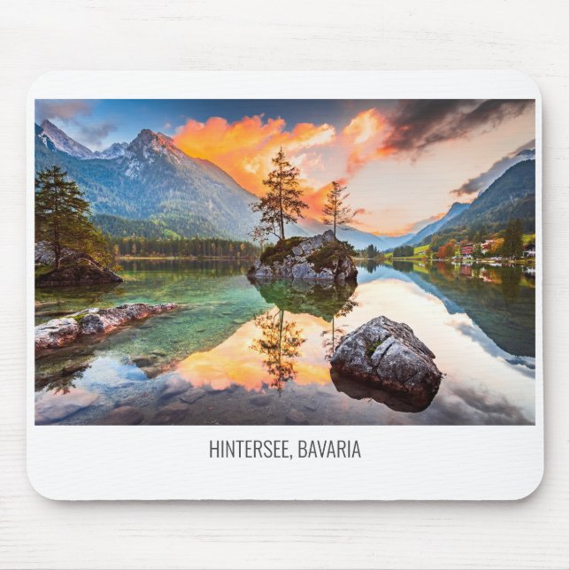 Hintersee Lake, Bavaria, Germany Mouse Mat (Front)