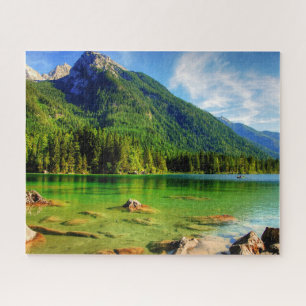 Hintersee Ramsau Bavaria. Jigsaw Puzzle
