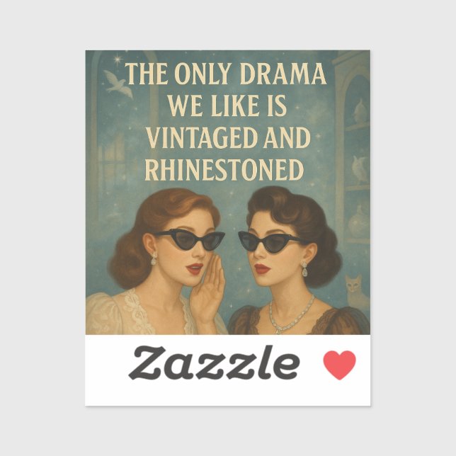 Hints of Violet Rhinestone Drama Sticker (Sheet)