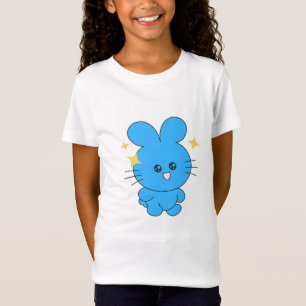 hiny Blue Bunny Cartoon T-Shirt