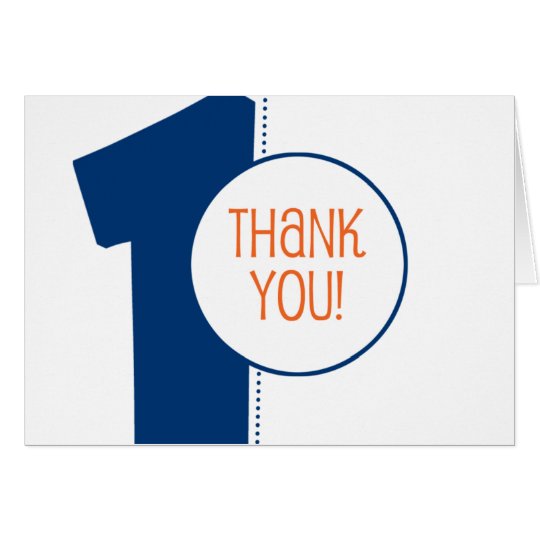 Hip 1st birthday party thank you cards
