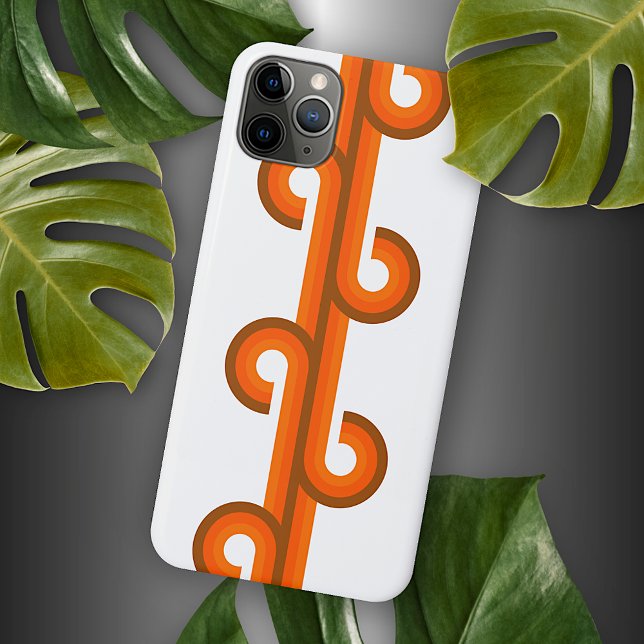 Hip Abstract Wave Curls Fusion Fine Art Pattern Case-Mate iPhone Case (Creator Uploaded)