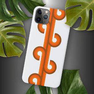 Hip Abstract Wave Curls Fusion Fine Art Pattern iPhone 11Pro Max Case