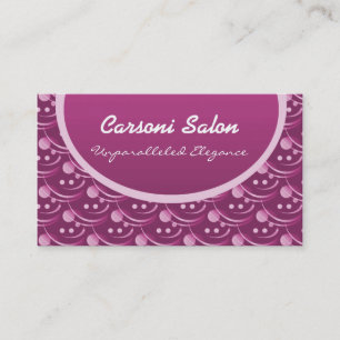 Hip and Stylish Business Card, Dazzling Fuchsia Business Card