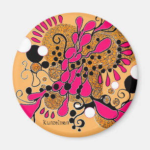 "HIP" ART MAGNET
