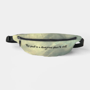 Hip bag with hidden pocket -water print