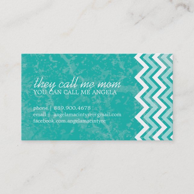Hip Chevron Mummy Cards (Front)