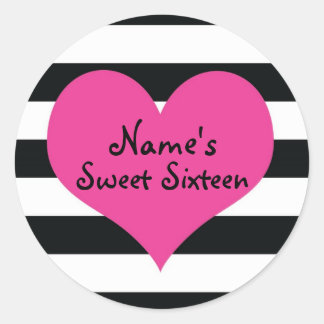 Hip Chick "16th Brithday" sticker