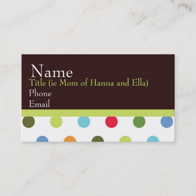 Hip Chick Mummy Card (Front)