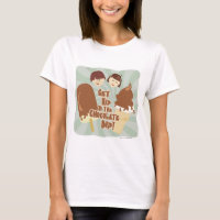 Hip Chocolate Dip Cute Cartoon Ice Cream Slogan