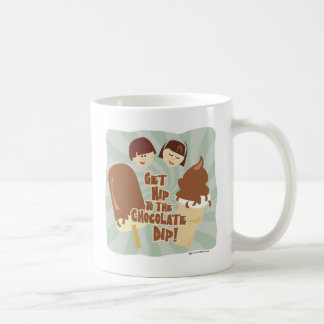Hip Chocolate Dip Vintage Ice Cream Cone Cartoon Coffee Mug