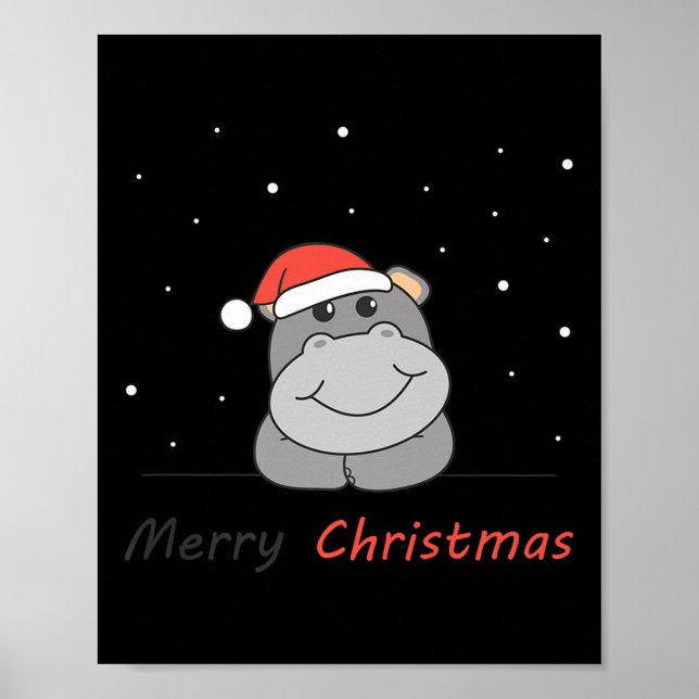Hip Christmas Merry Christmas Hips Premium  Poster (Front)