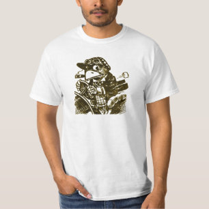 Hip Cigar Smoking Parrot T Shirt