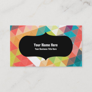 Hip Cool Patterns Business Card