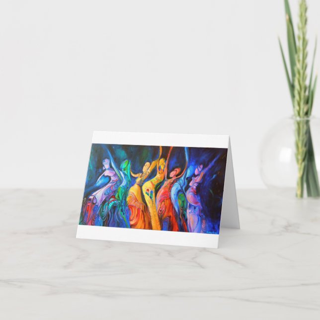 Hip-Dance-Greeting Card (Front)