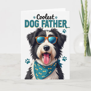 Hip Dog Fathers Day Design Card