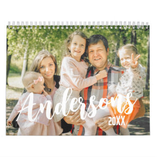 Hip Family Photo Calendars, Personalised Custom Calendar