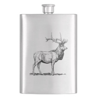 Hip flask with Deer / Flachmann with deer