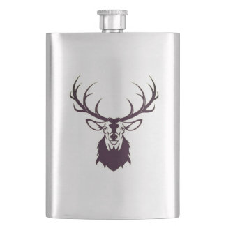 Hip flask with deer / Flachmann with deer