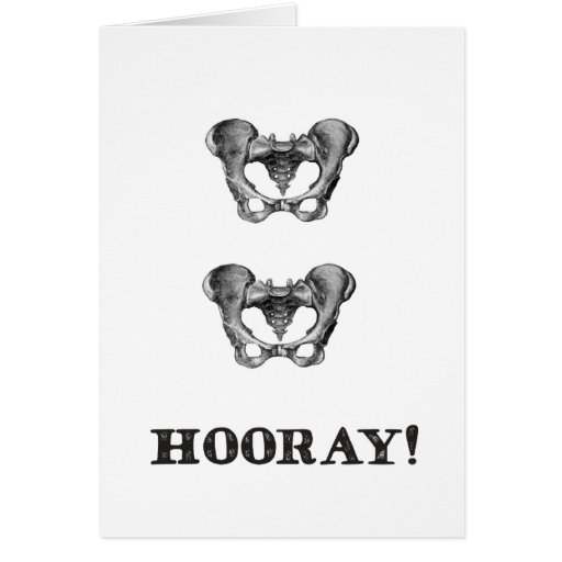Image of Hip Hip Hooray Anatomy Message