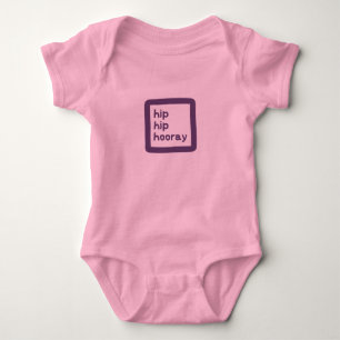 Hip Hip Hooray Dysplasia Awareness Baby Bodysuit
