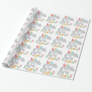 Hip Hip Hooray Wrapping Paper