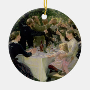 Hip Hip Hurrah! Artists' Party at Skagen, 1888 Ceramic Tree Decoration