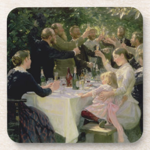 Hip Hip Hurrah! Artists' Party at Skagen, 1888 Coaster