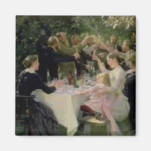 Hip Hip Hurrah! Artists' Party at Skagen, 1888 Magnet