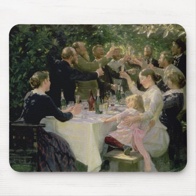 Hip Hip Hurrah! Artists' Party at Skagen, 1888 Mouse Mat (Front)