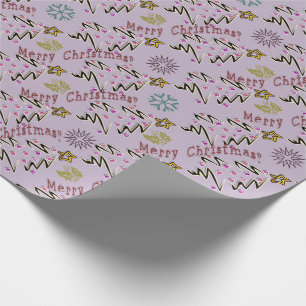 Hip Holidaze - Lavender Fog Wrapping Paper