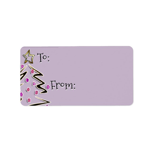 Hip Holidaze To-From - Lavender Fog Label (Front)