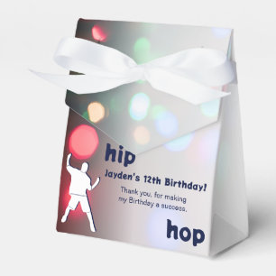 Hip Hop 12th Birthday Dance Party Favour Box