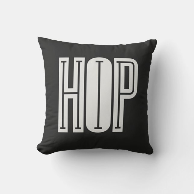 Hip Hop 2 Sided Pillow (Front)
