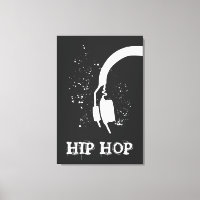 Hip Hop Abstract Headphone graphic inverse effect