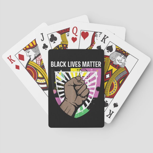 Hip Hop African American Black Pride First 1990s Playing Cards (Back)