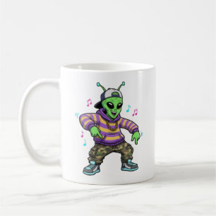 Hip Hop Alien Coffee Mug
